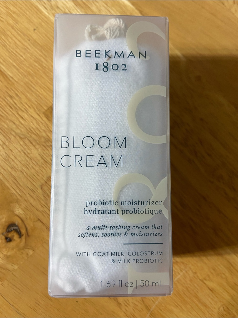 NWT Beekman 1802 Bloom Cream Probiotic Moisturizer 1.69 fl oz / 50 ml Full Size